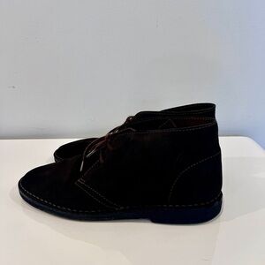J Crew Dark Brown Suede Chukka Boots, Size 10US